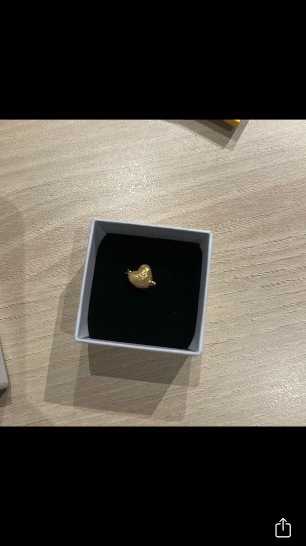 Altın Renkli Pandora Kalp Figürlü Charm - Görsel 2