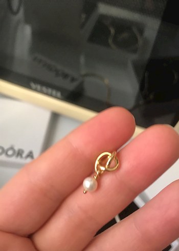 Boncuklu Altın Renkli Bohem Charm - Görsel 9