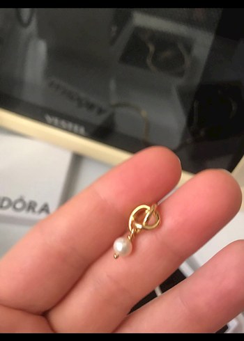 Boncuklu Altın Renkli Bohem Charm - Görsel 14