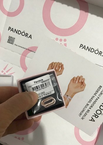 Orjinal Pandora stil halkası - Görsel 7