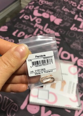 Orjinal Pandora stil halkası - Görsel 11