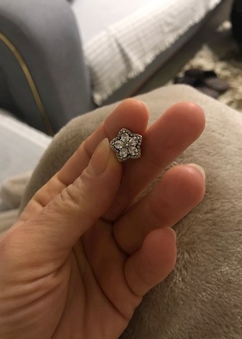 Düğmeli Yılan Desenli Bohem Kadın Yüzük - Görsel 16