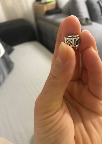 Düğmeli Yılan Desenli Bohem Kadın Yüzük - Görsel 4