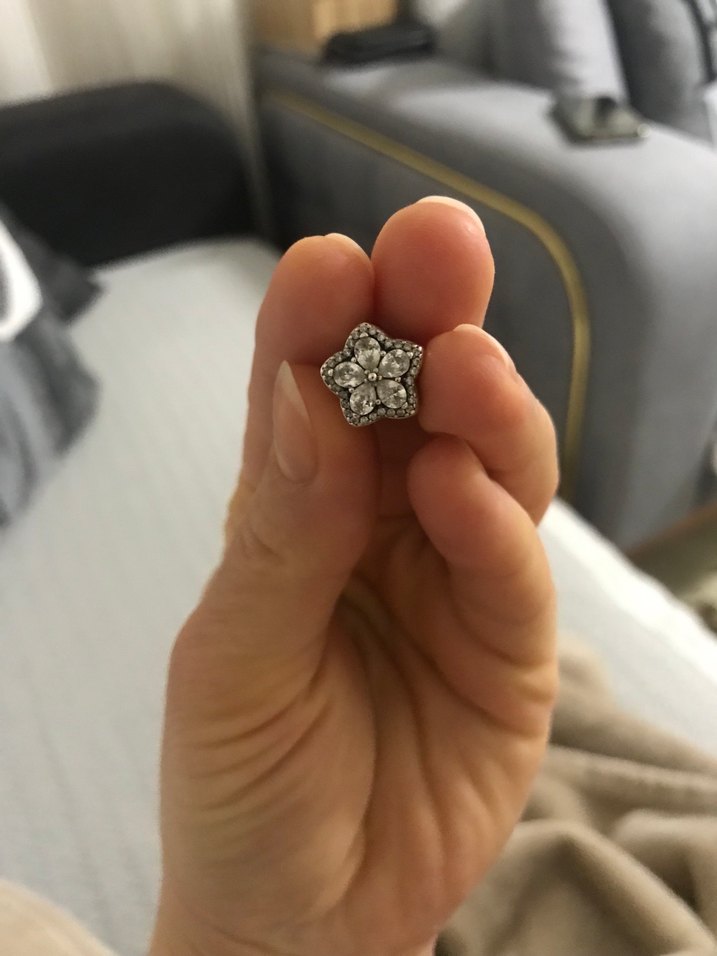 Düğmeli Yılan Desenli Bohem Kadın Yüzük - Görsel 2