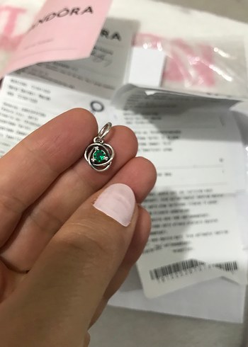 Yeşil Baskılı Bohem Kadın Charm - Görsel 16