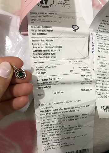 Yeşil Baskılı Bohem Kadın Charm - Görsel 5