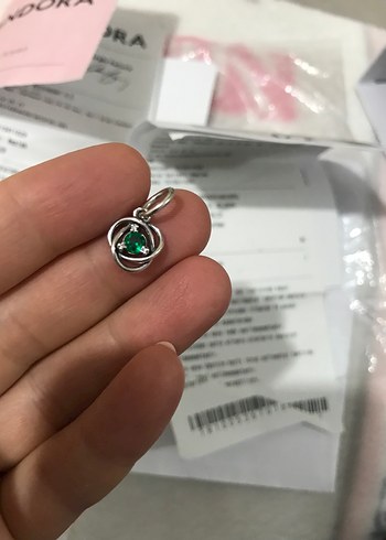 Yeşil Baskılı Bohem Kadın Charm - Görsel 15