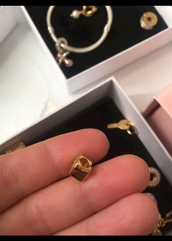 Orjinal Pandora B Harfi charm - Görsel 5