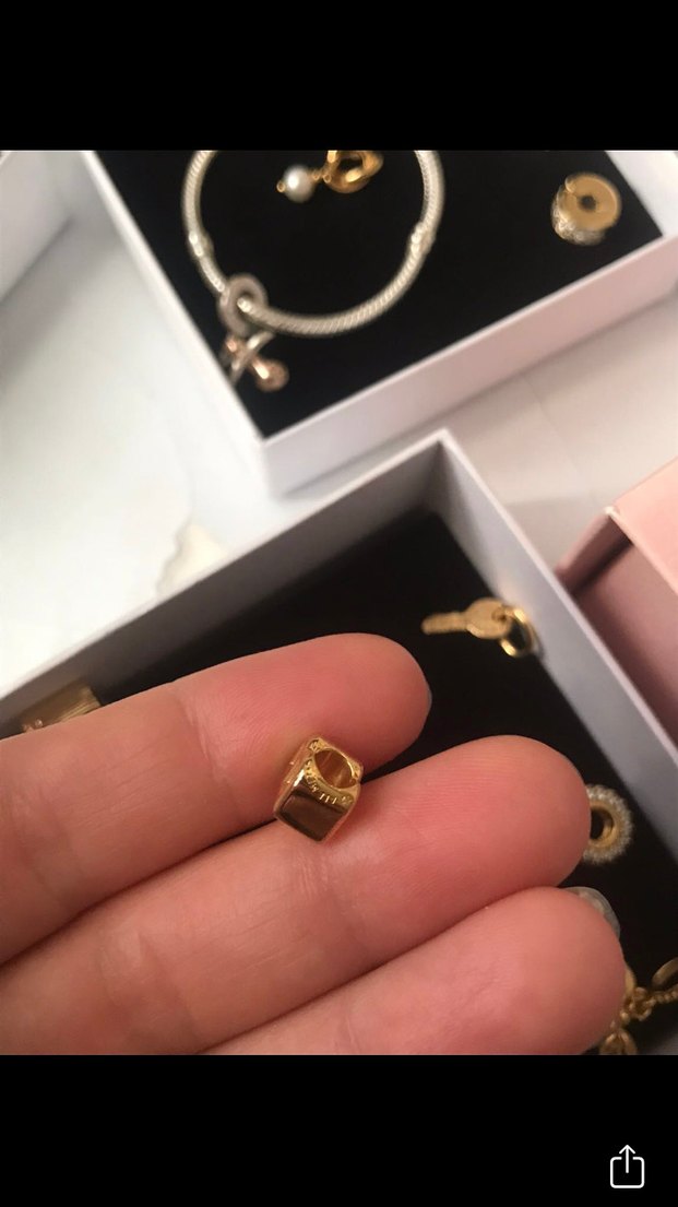 Orjinal Pandora B Harfi charm - Görsel 5