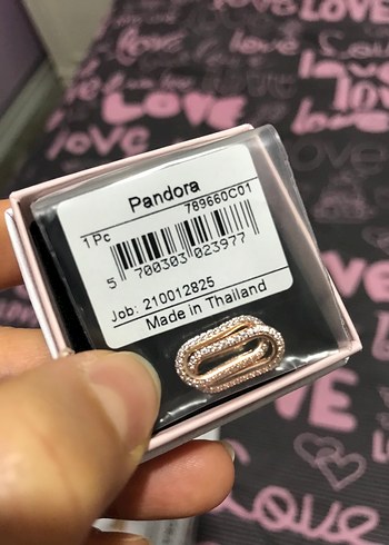 Pandora Pembe Boncuklu Charm - Görsel 13