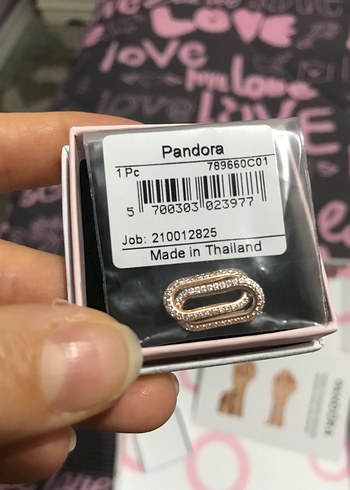 Pandora Pembe Boncuklu Charm - Görsel 2