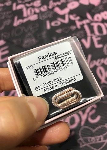 Pandora Pembe Boncuklu Charm - Görsel 14