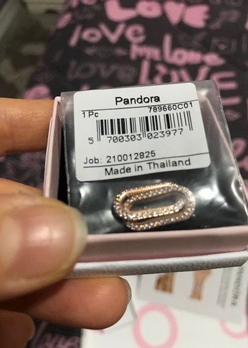 Pandora Pembe Boncuklu Charm - Görsel 3