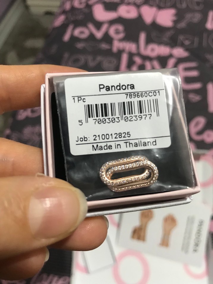 Pandora Pembe Boncuklu Charm - Görsel 2