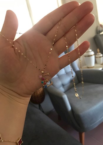 Zincir Detaylı Parlak Altın Kadın El Zinciri - Görsel 19