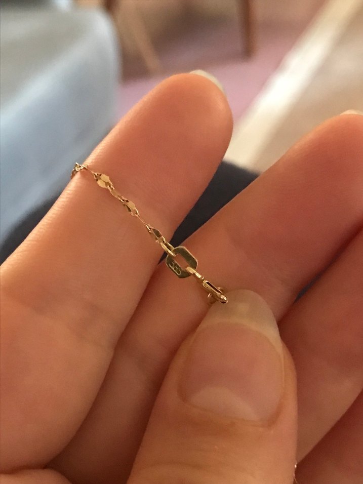 Zincir Detaylı Parlak Altın Kadın El Zinciri - Görsel 2