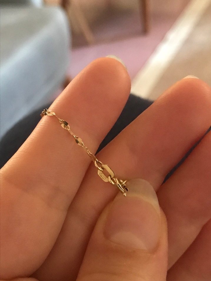 Zincir Detaylı Parlak Altın Kadın El Zinciri - Görsel 3