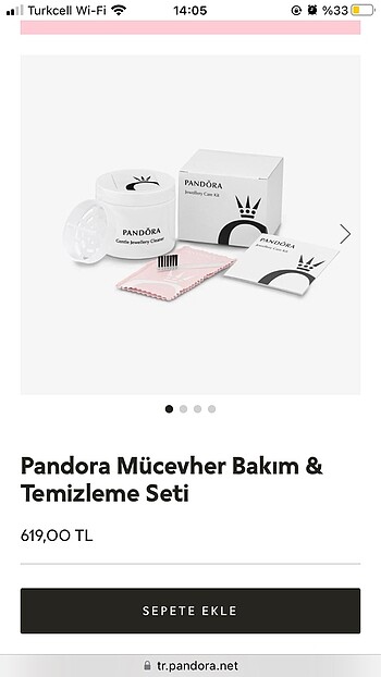 Pandora Pandora temizleme kiti