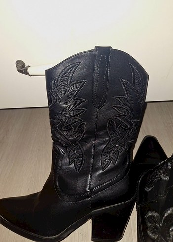 Butigo Siyah Kadın Kovboy Bot - Görsel 3
