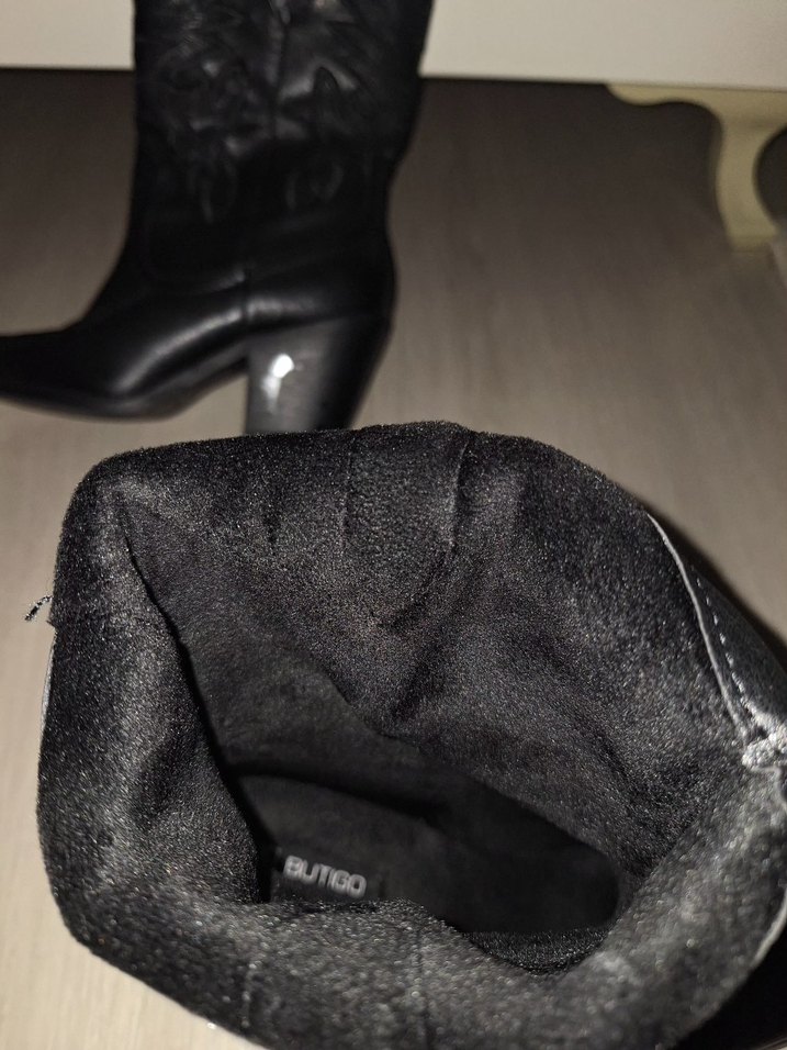 Butigo Siyah Kadın Kovboy Bot - Görsel 4