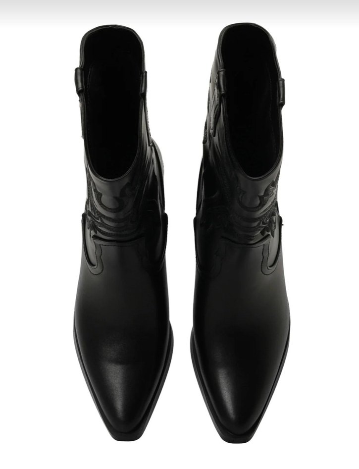 Butigo Siyah Kadın Kovboy Bot - Görsel 5