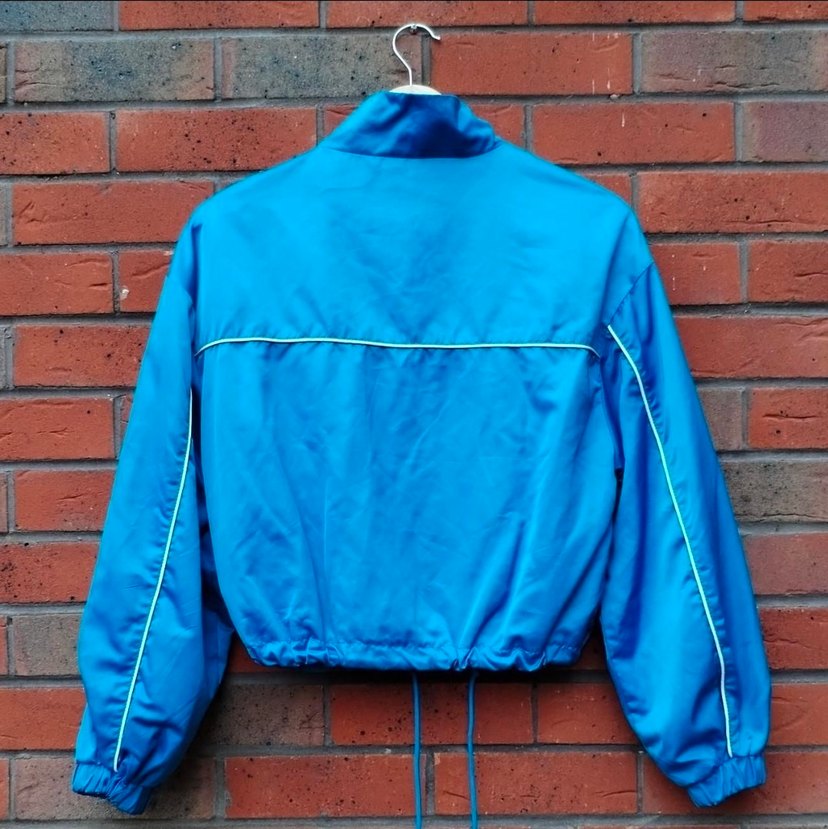 Bershka Retro Yarışçı Tarzı Crop Ceket - Görsel 2