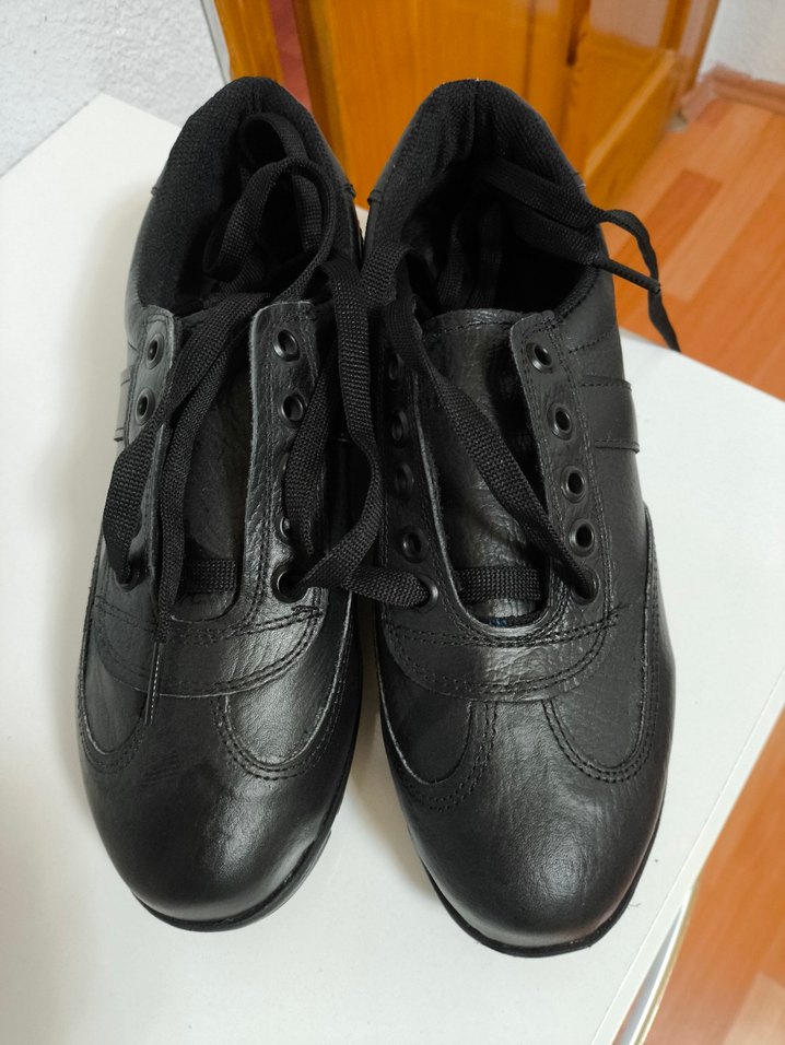 Siyah Minimalist Gotik bay bayan Ayakkabı Bağcıkları - Görsel 4