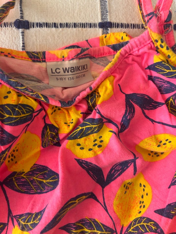 LCW 9/10 pamuklu penye elbise - Görsel 2