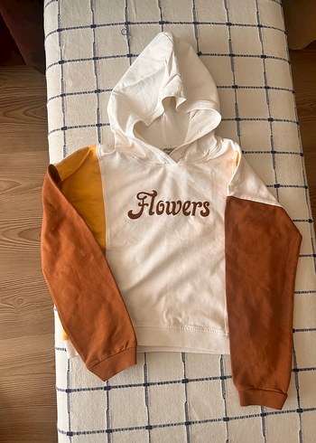 10/11 yaş Panço marka crop sweatshirt
