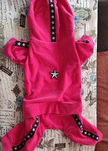 XXL Kadife köpek tulumu 