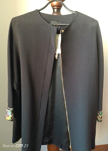 40 Beden siyah Renk Yeni Kaftan 