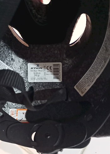 Mavi Biker Stil Plastik Motosiklet Kaskı - Görsel 3