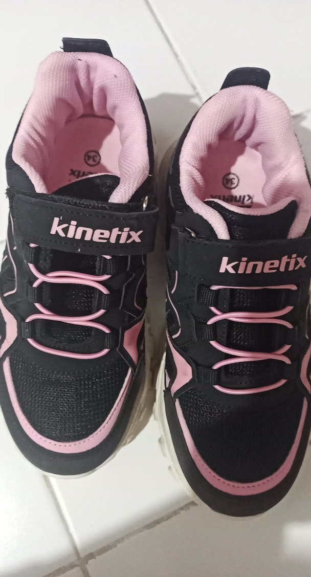 Kinetix Pembe Elastik Bağcıklı Kız Spor Ayakkabı - Görsel 2