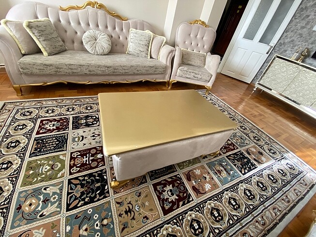 Beden ten rengi Renk Salon ve yemek masa konsol takımı