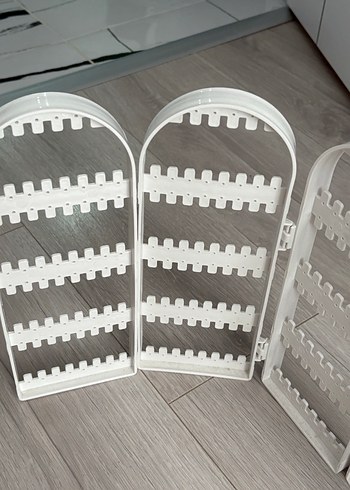 Katlanabilir Beyaz Takı Organizeri - Görsel 2