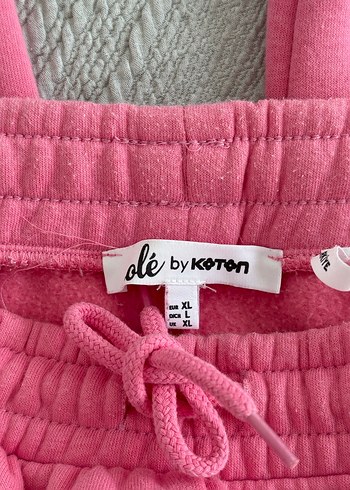 Pembe Kadın Rahat Kesim Sweatpants - Görsel 2