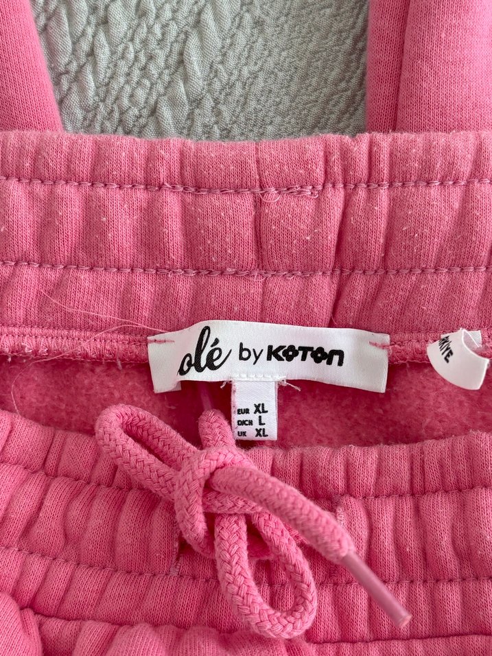 Pembe Kadın Rahat Kesim Sweatpants - Görsel 2