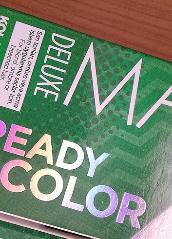  Beden Renk Maxx deluxe yeşil saç boyasi
