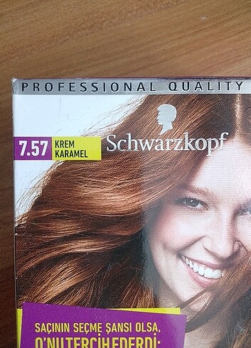 Schwarzkopf 7.57 Krem Karamel saç boyası