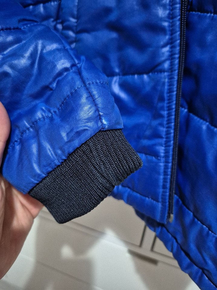 Parlak Mavi Erkek Çocuk Fermuarlı Mont - Görsel 4