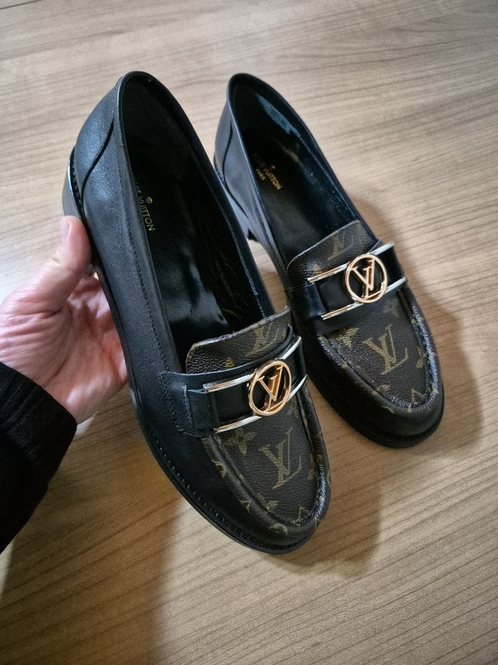 Klasik Kahverengi Deri Tokalı Loafer - Görsel 4