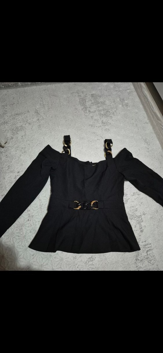 milestone Kadın Siyah Kayışlı Straplez Takım - Görsel 2