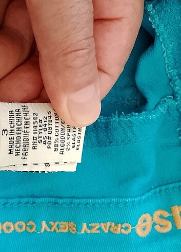 m Beden mavi Renk Marka, şort 