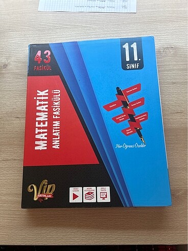 Vip yayınları 11.sınıf matematik anlatım fasikülü