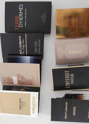 Kadın Parfüm Seti, Çeşitli Markalar