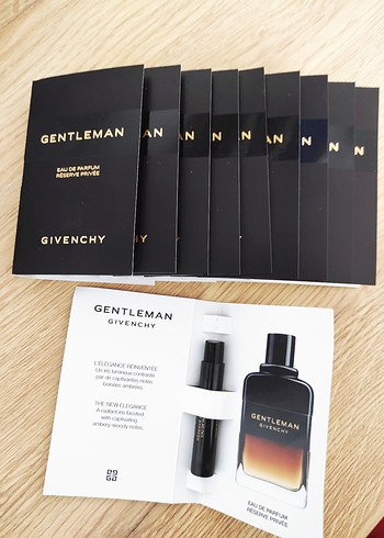 Givenchy Gentleman N Erkek Parfüm Örneği