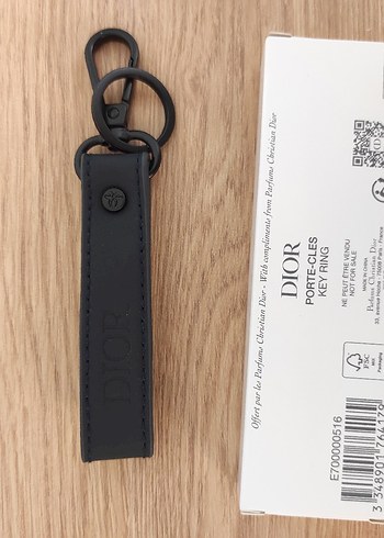 Beden Renk Dior Siyah Minimalist Anahtarlık