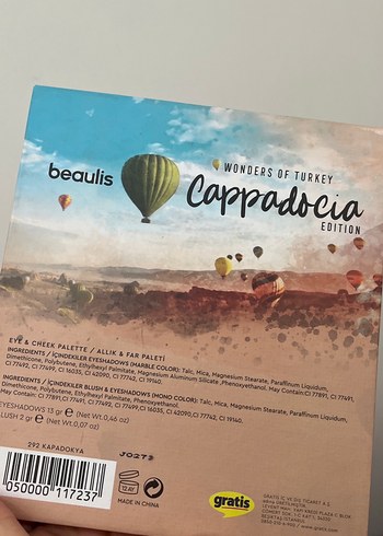 Beaulis Cappadocia Far Paleti - Görsel 4