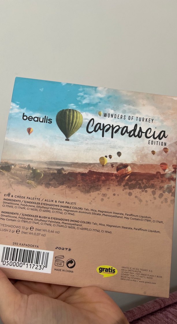 Beaulis Cappadocia Far Paleti - Görsel 4