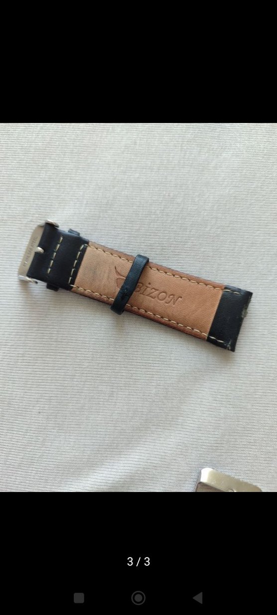 Saat Kayışı Kordonu 24Xl Siyah - Görsel 3